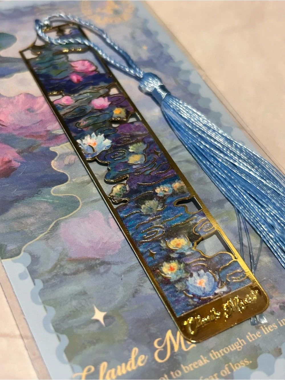 Flower Shadow Bookmark Series claude monet